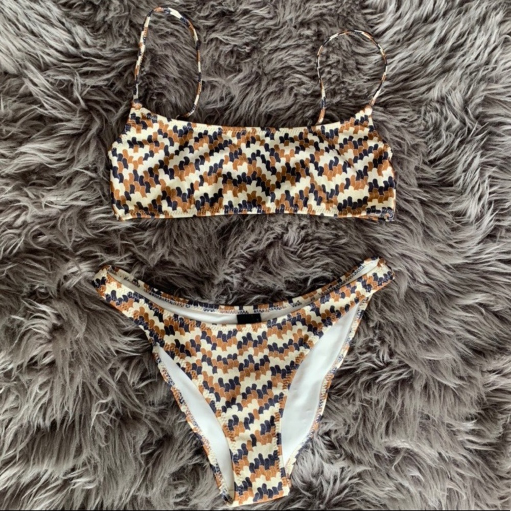 -SOLD- New Triangl Mica Confetti Geo Bikini